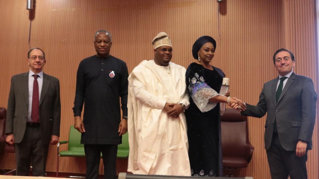 Spain collaborates with Nigeria to fight insecurity, present posthumous award to Seriki