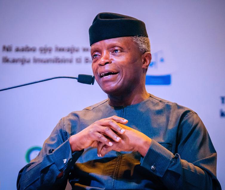 Osinbajo Osinbajo leads global efforts on health financing, climate adaptation