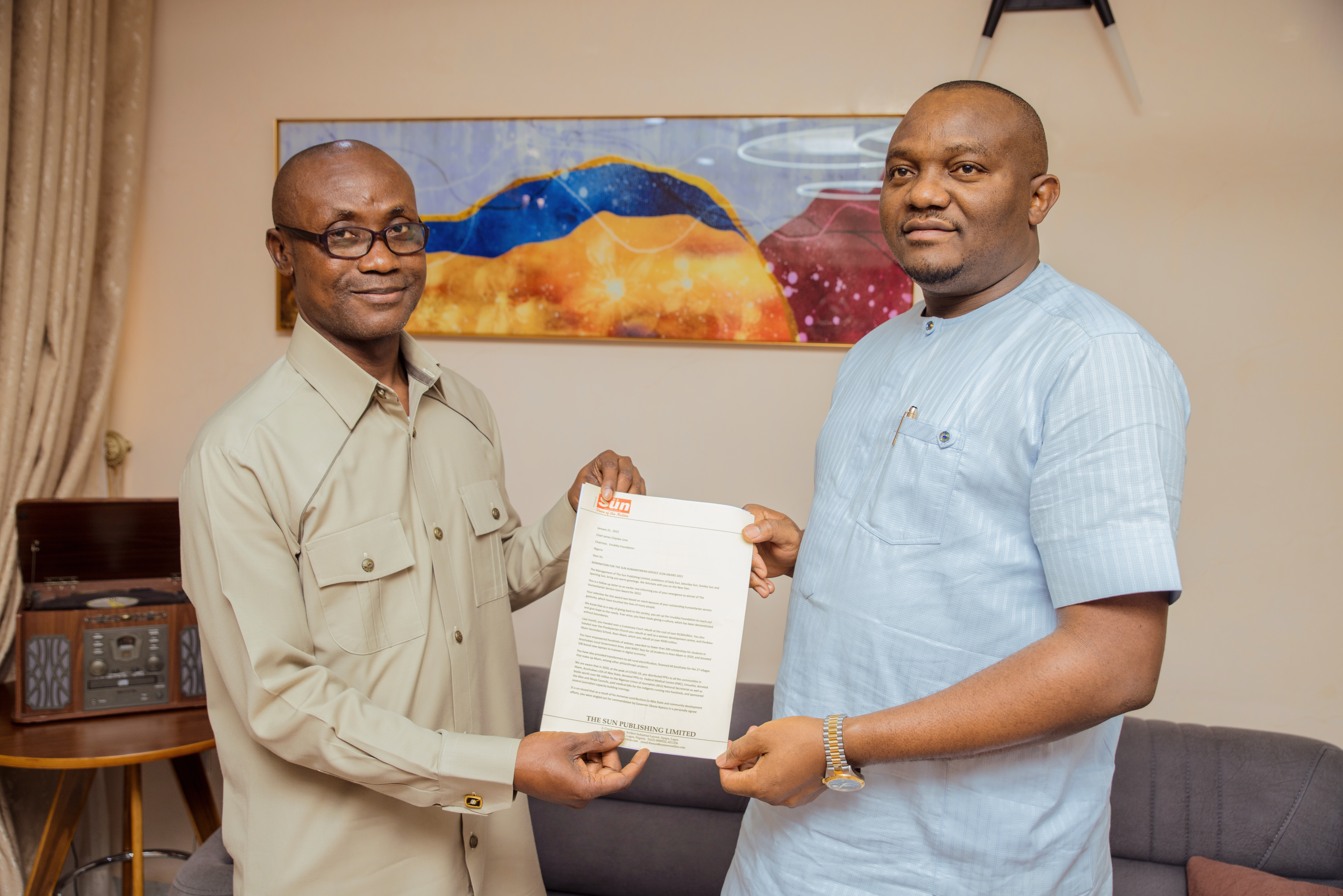 The Sun Award: Philanthropy not attention seeking but serving humanity, says Unubiko Foundation chair