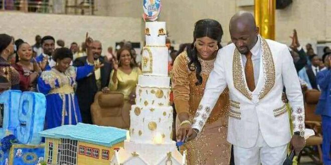 Apostle Suleman, wife celebrate OFM’s 19th anniversary in style