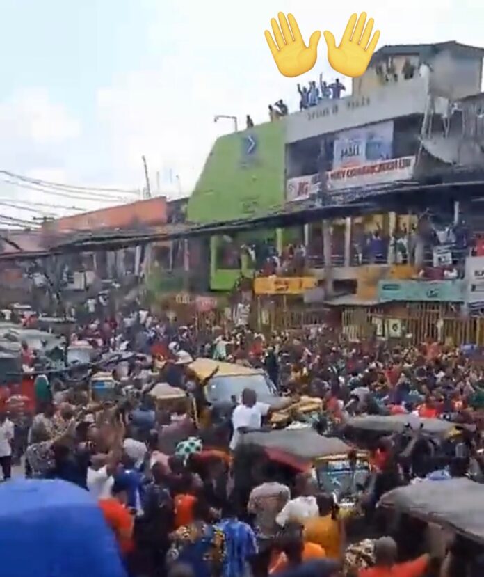 VIDEO: Massive crowd as Obi holds campaign rally finale in Lagos