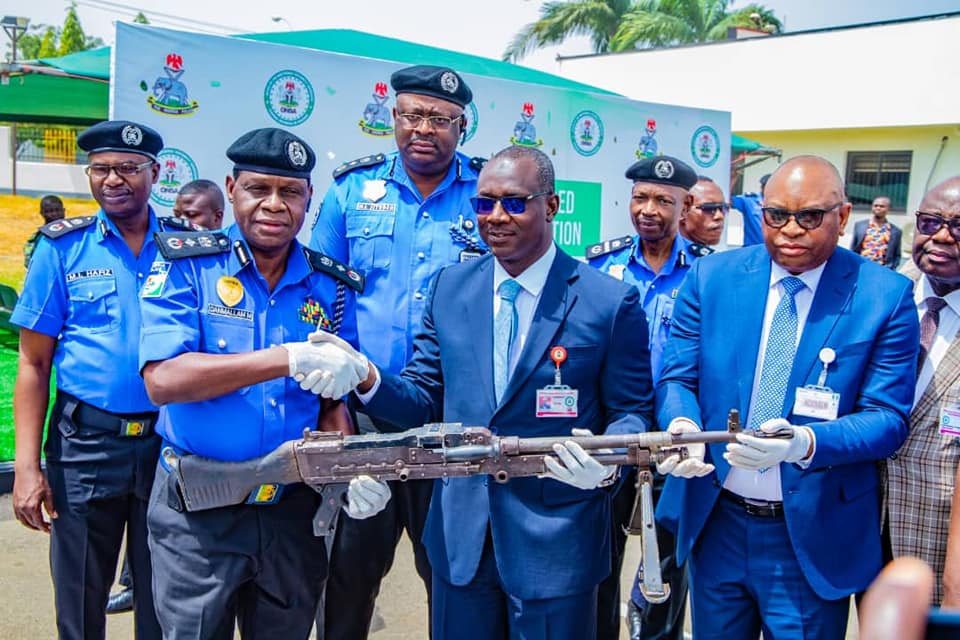 Police hand over 3,980 arms, 2,358 ammunition, 1,057 cartridges to NCCSALW