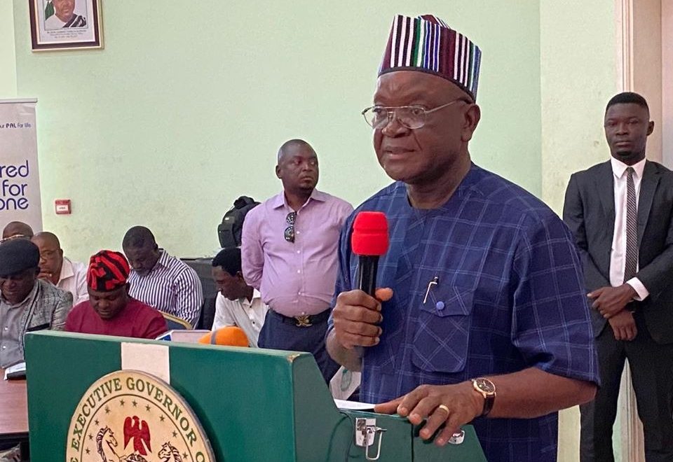 Gov Ortom unveils Peter Obi as preferred presidential candidate