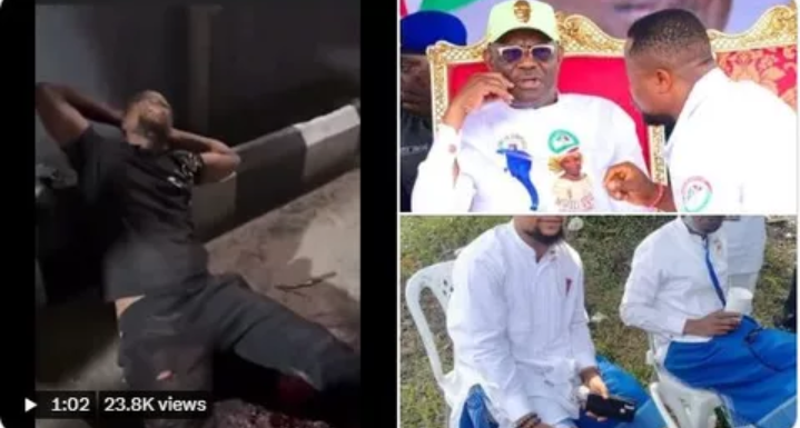 Governor Wike’s foot soldier, Destiny Iganibo, reportedly caught with dynamite (+video)