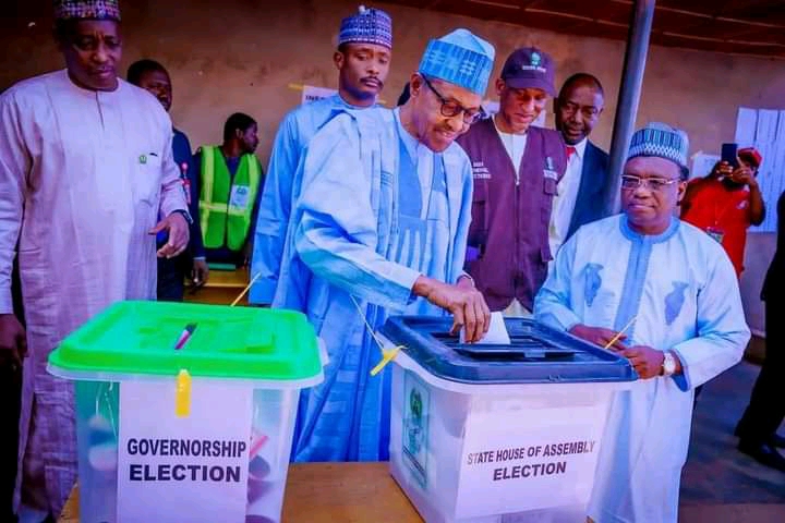 PHOTOS: Buhari to electorate: Collect offered money, vote your preferred candidate