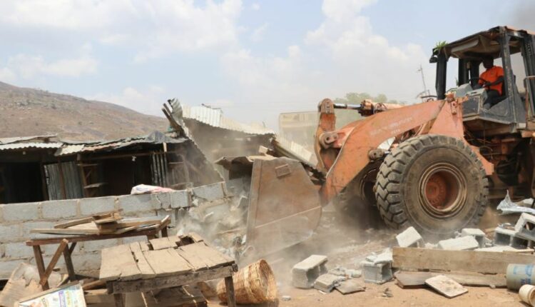 FCTA clears illegal markets and squatters in Kubwa Arab Road