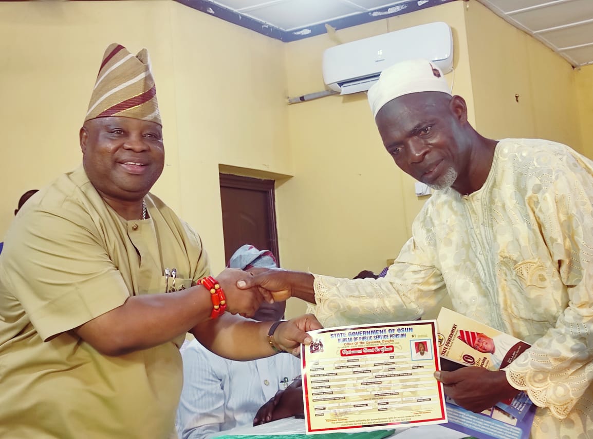 Adeleke releases N1.5bn to pensioners in Osun