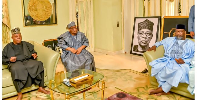 VP-elect visits IBB, Abdulsalami, in Minna
