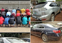 EFCC arrests 33 suspected internet fraudsters in Owerri
