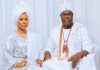 Ooni unveils 6th wife, Opeoluwa Akinmuda