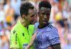 Vinicius Jr’s red card rescinded after racist abuse