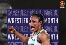 Nigerian Government congratulates Blessing Oborodudu on award as Wrestler of the Month