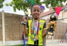 Seven-year old Nigerian, Noble Okafor, tops in UK academics, football