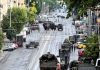 Russian helicopters battle rebel mercenaries in Moscow