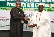 Danbatta receives APPON award, assures Nigerians of Broadband support for e-Procurement