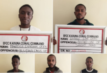 Five undergraduates convicted for internet-related fraud in Kaduna