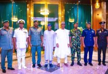 Tinubu urges security chiefs to work as a team