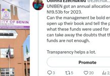 Why UniBen reportedly removed student’s name from graduation list