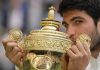 Carlos Alcaraz beats Novak Djokovic in 5 sets to win Wimbledon for his second major trophy