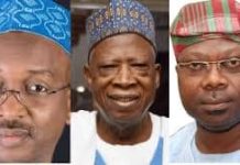 Rumbles in APC’s jungle as Omisore, Lukman are locked in bare knuckle fight over Adamu’s stewardship