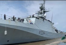 UK warship arrives in Nigeria to support regional maritime security