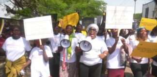 Women activists protest in Abuja, demand justice for Khadijat allegedly killed by SDP thugs in Kogi