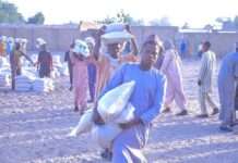 Monguno: Zulum shares N275m, food to 95,000 residents