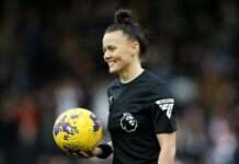 Welch becomes first female referee in Premier League