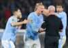 Haaland slams referee on social media after Man City draw