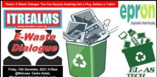 ITREALMS’ E-Waste Dialogue partners EPRON, EL-AS Tech, WEE-Eco on small waste collection