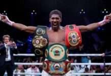 Anthony Joshua moves up in latest heavyweight rankings