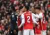 Breaking: Arsenal thrash Crystal Palace 5-0 at Emirates