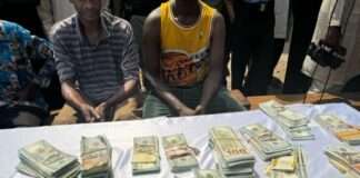 Two people in Police net for selling bundles of fake $100 notes in Abuja
