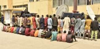 NSCDC parades 42 suspected bandits, terrorists in FCT