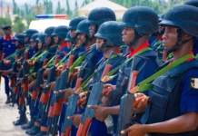 NSCDC arrest seven suspected rail tracks vandals in Plateau