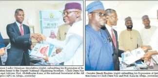 Aiyedatiwa, Jimoh, Akinterinwa, Kekemeke, others submit forms