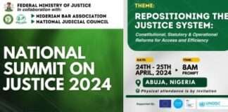 Tinubu, CJN, others for National Justice Summit 2024 Wednesday