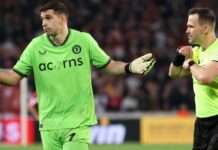 Martinez suspended after yellow card drama at Europa Conference League
