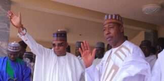 Shettima, Zulum, others attend Eid prayers in Maiduguri