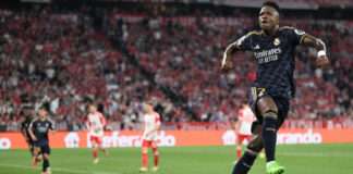 UCL: Vinicius hits brace as Real Madrid draw Bayern Munich