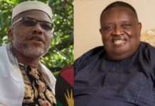 Iwuanyanwu visits Nnamdi Kalu in DSS custody, appeals to Tinubu to release IPOB leader on political ground