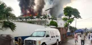 Just in: Fire guts Christ Embassy headquarters in Lagos (video)