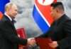 North Korea says Kim and Putin’s defence pact permits all available means to assist each other if either nation is attacked