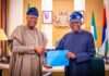 Taskforce presents emergency plan for economic stability to Tinubu, By Goodluck Ikiebe Wale Edun and President Tinubu