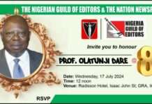 Editors, media executives organize colloquium in celebration of Olatunji Dare at 80