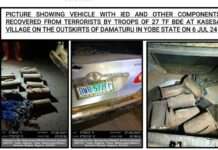 Nigerian Army troops thwart ISWAP terrorists’ attempt to sabotage electricity infrastructure in Yobe