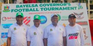 Sports minister hails Diri over sports investment