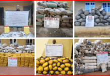 US, UK, Europe-bound cocaine, opioids concealed in shoe soles, clothes seized in Lagos