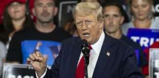 Fact check: Trump made at least 10 false claims about Kamala Harris in a single rally speech