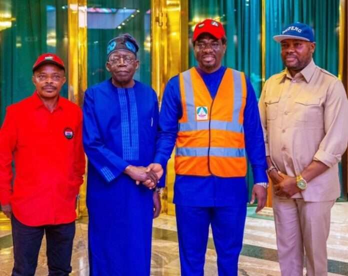 NLC LEADERSHIP and TINUBU